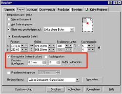 Corel Draw Druckoptionen